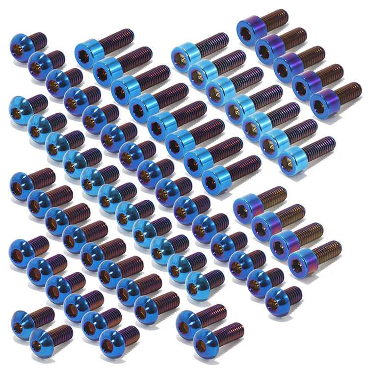 Complete titanium bolts set designed specifically for Talaria mx4 electric bike